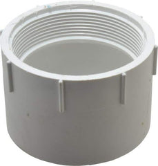 B&K Mueller - 4", PVC Drain, Waste & Vent Pipe Female Adapter - Hub x FIPT - Exact Industrial Supply