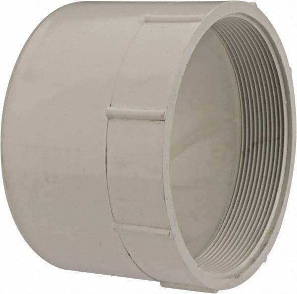 B&K Mueller - 6", PVC Drain, Waste & Vent Pipe Female Adapter - Hub x FIPT - Exact Industrial Supply