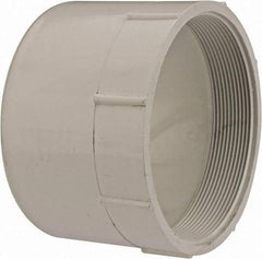 B&K Mueller - 6", PVC Drain, Waste & Vent Pipe Female Adapter - Hub x FIPT - Exact Industrial Supply
