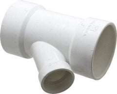 B&K Mueller - 3 x 3 x 1-1/2", PVC Drain, Waste & Vent Pipe 45 Wye - Hub x Hub x Hub - Exact Industrial Supply