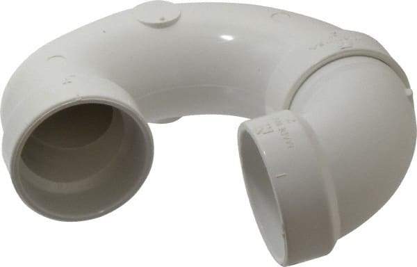 B&K Mueller - 2", PVC Drain, Waste & Vent Pipe P Trap - Hub x Hub - Exact Industrial Supply