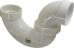 B&K Mueller - 2", PVC Drain, Waste & Vent Pipe P Trap with Union - Hub x Hub - Exact Industrial Supply