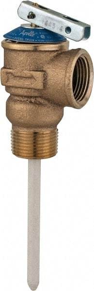 Conbraco - 3/4" Outlet, Water Heater Relief Valve - 150 Max psi, 100,000 BTUs - Exact Industrial Supply