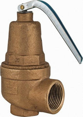 Conbraco - 3/4" Inlet, 1" Outlet, ASME Section IV Safety Relief Valve - 15 Max psi, Bronze, 635,000 BTUs - Exact Industrial Supply