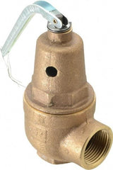 Conbraco - 3/4" Inlet, 1" Outlet, ASME Section IV Safety Relief Valve - 30 Max psi, Bronze, 970,000 BTUs - Exact Industrial Supply