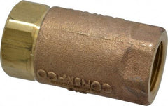 Conbraco - 3/4" Bronze Check Valve - Inline, FNPT x FNPT - Exact Industrial Supply