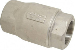 Conbraco - 2" Stainless Steel Check Valve - Inline, FNPT x FNPT - Exact Industrial Supply