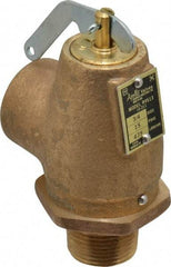 Conbraco - 3/4" Inlet, 3/4" Outlet, ASME Low Pressure Steam Heating Relief Valve - 15 Max psi, Bronze, 475 Lb per Hour - Exact Industrial Supply
