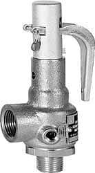 Conbraco - 2" Inlet, 2-1/2" Outlet, High Pressure Safety Relief Valve - 150 Max psi, Bronze, 10,851 Lb per Hour - Exact Industrial Supply