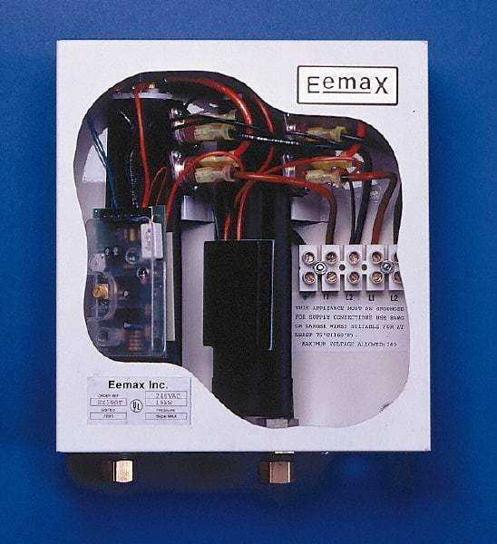 Eemax - 277 Volt Electric Water Heater - 20 KW, 72 (2 x 36) Amp, 8 Wire Gauge - Exact Industrial Supply