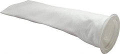 Pentair - 5 Micron, Size 6, Semi Rigid Bag Filter - 4 Inch Diameter, 18.5 Inch Long, 1-3/4 Sq. Ft. - Exact Industrial Supply