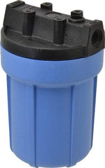 Pentair - 3/8 Inch Pipe, FNPT End Connections, 4-7/8 Inch Long Cartridge, 7 Inch Long, Cartridge Filter Housing without Pressure Relief - 5 Max GPM Flow Rate, 125 psi Max Working Pressure, Slim Line Housing - Exact Industrial Supply