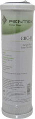 Pentair - 2-7/8" OD, 0.5µ, Carbon Briquette Giardia & Cryptosporidium Reduction Cartridge Filter - 9-3/4" Long, Reduces Tastes, Odors & Sediments - Exact Industrial Supply