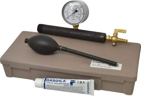 Federal Process - 0-60 Scale Range, Pressure Gauge - Lower Connection Mount - Exact Industrial Supply