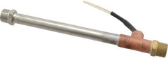 Hotwatt - 6.37" Long 400 Watt Inline Heater - 22 Watt/Sq In, 120 Volt, 12 Leads - Exact Industrial Supply