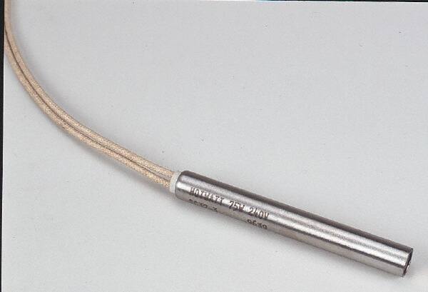 Hotwatt - 240 Volt, 5/8" Diam, 300 Watt, Low Density Cartridge Heater - 3-1/2" Long, 50 Watts per Sq In - Exact Industrial Supply