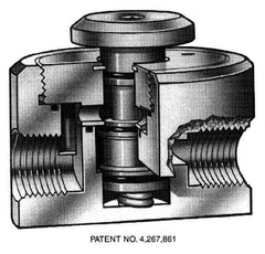 Simtech - 1" Pipe, PVC Manually Operated Plumbing Valve - EPDM Seal, FNPT - Exact Industrial Supply