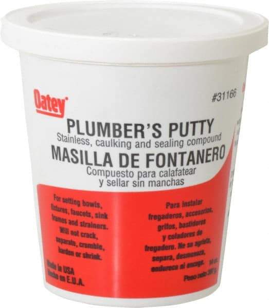 Oatey - Putty Type: Plumber's Putty Container Size: 14 oz. - Exact Industrial Supply