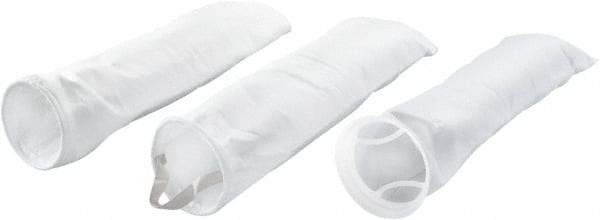 Parker - 5 Micron, Size 1, High Flow Bag Filter - 7 Inch Diameter, 16-1/2 Inch Long - Exact Industrial Supply