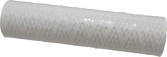 Parker - 2-1/2" OD, 5µ, Cotton String-Wound Cartridge Filter - 10" Long - Exact Industrial Supply