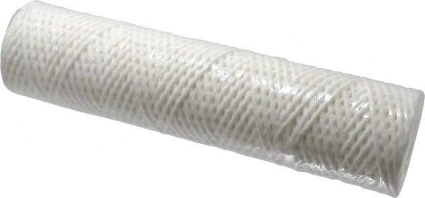 Parker - 2-1/2" OD, 25µ, Cotton String-Wound Cartridge Filter - 10" Long - Exact Industrial Supply