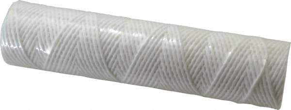 Parker - 2-1/2" OD, 10µ, Cotton String-Wound Cartridge Filter - 10" Long - Exact Industrial Supply