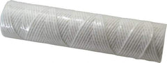 Parker - 2-1/2" OD, 10µ, Cotton String-Wound Cartridge Filter - 10" Long - Exact Industrial Supply