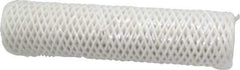 Parker - 2-1/2" OD, 50µ, Acetate Cotton String-Wound Cartridge Filter - 10" Long - Exact Industrial Supply