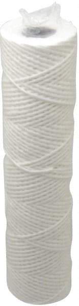 Parker - 2-1/2" OD, 10µ, Cotton String-Wound Cartridge Filter - 10" Long - Exact Industrial Supply