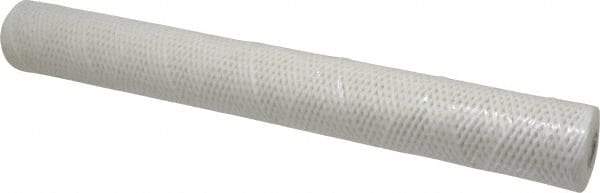 Parker - 2-1/2" OD, 25µ, Cotton String-Wound Cartridge Filter - 20" Long - Exact Industrial Supply
