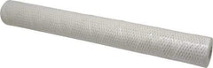 Parker - 2-1/2" OD, 25µ, Cotton String-Wound Cartridge Filter - 20" Long - Exact Industrial Supply