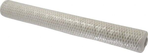 Parker - 2-1/2" OD, 50µ, Cotton String-Wound Cartridge Filter - 20" Long - Exact Industrial Supply