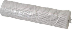 Parker - 2-1/2" OD, 10µ, Acetate Cotton String-Wound Cartridge Filter - 10" Long - Exact Industrial Supply