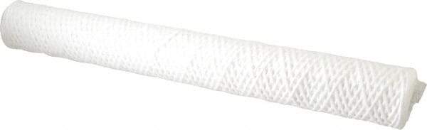 Parker - 2-1/2" OD, 50µ, Acetate Cotton String-Wound Cartridge Filter - 20" Long - Exact Industrial Supply