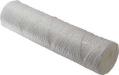Parker - 2-1/2" OD, 25µ, Polypropylene Cotton String-Wound Cartridge Filter - 10" Long - Exact Industrial Supply