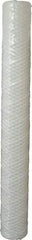 Parker - 2-1/2" OD, 50µ, Polypropylene Cotton String-Wound Cartridge Filter - 20" Long - Exact Industrial Supply