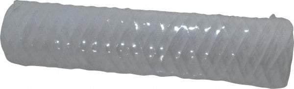 Parker - 2-1/2" OD, 1µ, Polypropylene Cotton String-Wound Cartridge Filter - 10" Long - Exact Industrial Supply