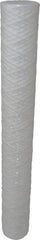 Parker - 2-1/2" OD, 5µ, Polypropylene Cotton String-Wound Cartridge Filter - 20" Long - Exact Industrial Supply