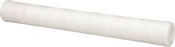 Parker - 2-1/2" OD, 10µ, Polypropylene Cotton String-Wound Cartridge Filter - 20" Long - Exact Industrial Supply