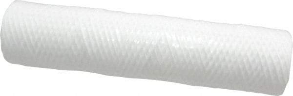 Parker - 2-1/2" OD, 25µ, Polypropylene Cotton String-Wound Cartridge Filter - 10" Long - Exact Industrial Supply