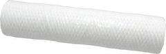 Parker - 2-1/2" OD, 25µ, Polypropylene Cotton String-Wound Cartridge Filter - 10" Long - Exact Industrial Supply