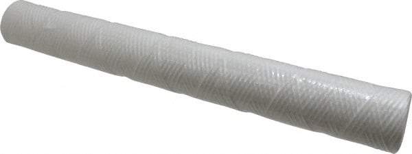 Parker - 2-1/2" OD, 25µ, Polypropylene Cotton String-Wound Cartridge Filter - 20" Long - Exact Industrial Supply