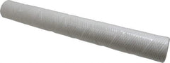 Parker - 2-1/2" OD, 25µ, Polypropylene Cotton String-Wound Cartridge Filter - 20" Long - Exact Industrial Supply