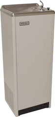 Halsey Taylor - 13.5 GPH Cooling Capacity Deluxe Floor Standing Water Cooler & Fountain - Vinyl Cabinet, 690 Watts, 7.5 Full Load Amperage, 0.2 hp - Exact Industrial Supply