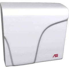 ASI-American Specialties, Inc. - 1800 Watt White Finish Electric Hand Dryer - 115-240 Volts, 15 Amps, 11-3/8" Wide x 11-7/32" High x 3-7/8" Deep - Exact Industrial Supply