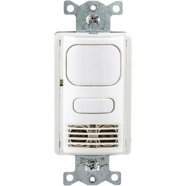 Hubbell Wiring Device-Kellems - Motion Sensing Wall Switches Switch Type: Occupancy or Vacancy Sensor Duel Switch Sensor Type: Ultasonic; Infared - Exact Industrial Supply