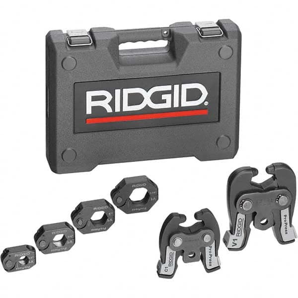 Ridgid - Presser Replacement Jaws Type: Press Ring Kit Jaw Size Range: 1/2" to 1-1/4" (Inch) - Exact Industrial Supply