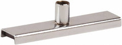 ECONOCO - Open Shelving Accessory/Component - Chrome Plated Finish, 4" Long, Use with 1/4" & 3/8" Threaded Stem - Exact Industrial Supply