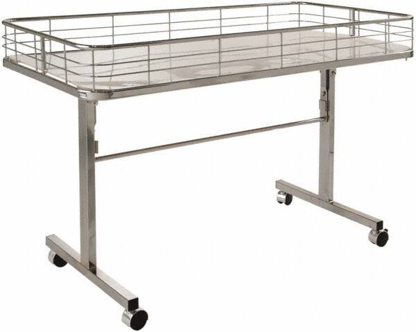 ECONOCO - 23-1/2" Wide x 31" High x 4-5/8" Deep, Folding Dump Table - Exact Industrial Supply