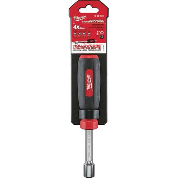 Milwaukee Tool - Nutdrivers Tool Type: Magnetic Tip Nutdriver System of Measurement: Inch - Exact Industrial Supply